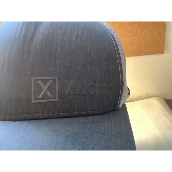 XACTLY Trucker Hat Cap Men’s One Size Fits All Grey - Picture 2 of 11
